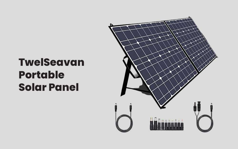 TwelSeavan Portable Solar Panel 