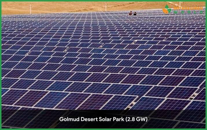 Golmud Desert Solar Park (2.8 GW)