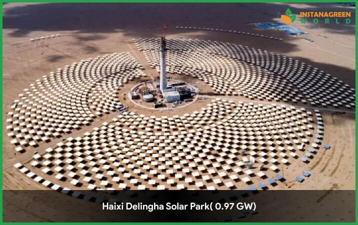 Haixi Delingha Solar Park( 0.97 GW)