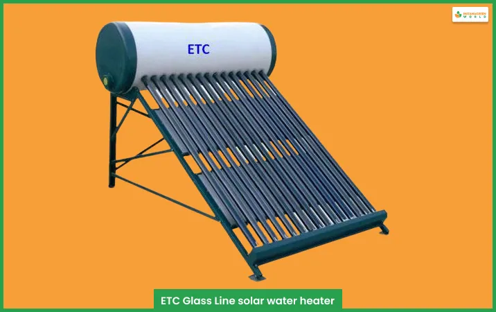 ETC Glass Line solar water heater
