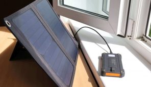 Solar panel battery bank