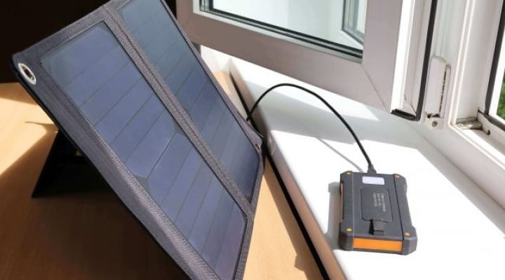 Solar panel battery bank