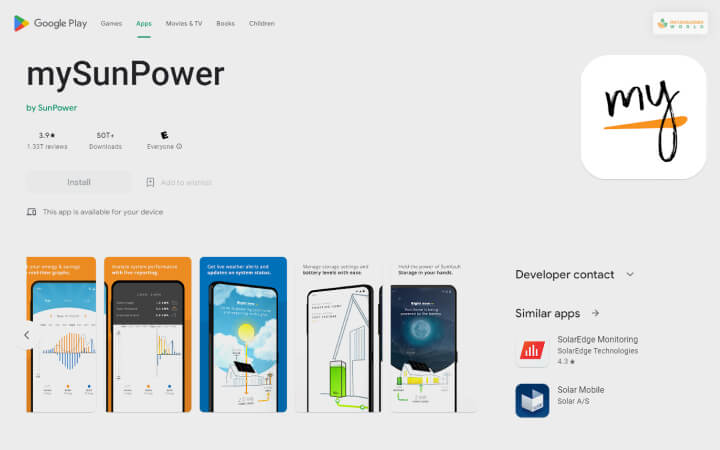 Sunpower Solar App